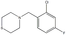 4-(2-CHLORO-4-FLUOROBENZYL)THIOMORPHOLINE 结构式