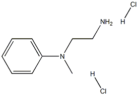 N-(2-AMINOETHYL)-N-METHYL-N-PHENYLAMINE DIHYDROCHLORIDE 结构式