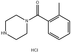 PIPERAZIN-1-YL-O-TOLYL-METHANONE HYDROCHLORIDE 结构式