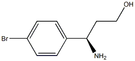 (R)-3-AMINO-3-(4-BROMO-PHENYL)-PROPAN-1-OL 结构式