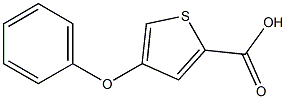 4-PHENOXYTHIOPHENE-2-CARBOXYLIC ACID 结构式