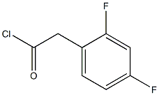 2,4-DIFLUOROPHENYLACETYL CHLORIDE 结构式