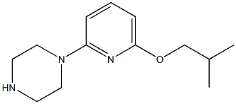 1-(6-异丁氧基哌啶)哌嗪 结构式