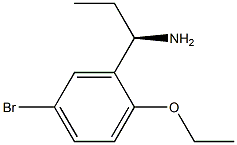 (1R)-1-(5-BROMO-2-ETHOXYPHENYL)PROPYLAMINE 结构式