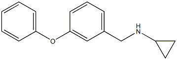 (1R)CYCLOPROPYL(3-PHENOXYPHENYL)METHYLAMINE 结构式