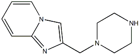 2-(PIPERAZIN-1-YLMETHYL)IMIDAZO[1,2-A]PYRIDINE 结构式