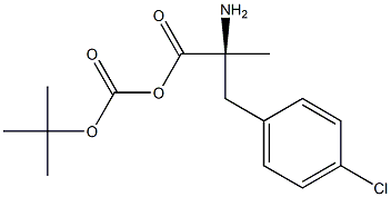 R- BOC-4-CHLORO-A-METHYL PHENYLALANINE 结构式