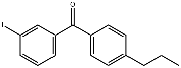 3-IODO-4'-N-PROPYLBENZOPHENONE 结构式