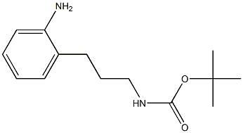 2-(3-TERT-BUTOXYCARBONYLAMINOPROPYL)ANILINE 结构式