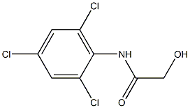2-Hydroxy-N-(2,4,6-trichlorophenyl)acetamide 结构式