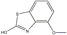 2-HYDROXY-4-METHOXYBENZOTHIAZOLE 结构式