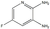 5-FLUORO-PYRIDINE-2,3-DIAMINE 结构式