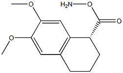 (1R)-1-AMINO-6,7-DIMETHOXY-1,2,3,4-TETRAHYDRONAPHTHALENECARBOXYLIC ACID 结构式