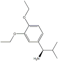 (1R)-1-(3,4-DIETHOXYPHENYL)-2-METHYLPROPYLAMINE 结构式