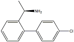 (1R)-1-[2-(4-CHLOROPHENYL)PHENYL]ETHYLAMINE 结构式