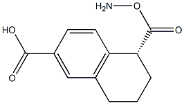 (1R)-1-AMINO-1,2,3,4-TETRAHYDRONAPHTHALENE-1,6-DICARBOXYLIC ACID 结构式