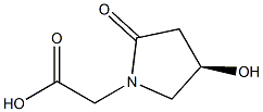 (R)-(4-HYDROXY-2-OXOPYRROLIDIN-1-YL)-ACETIC ACID 结构式