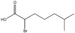 2-BROMOISOOCTANOIC ACID 结构式