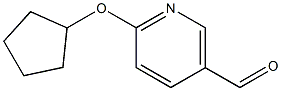 6-(环戊醇氧)烟酰醛 结构式