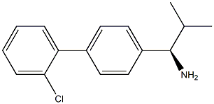 (1R)-1-[4-(2-CHLOROPHENYL)PHENYL]-2-METHYLPROPYLAMINE 结构式