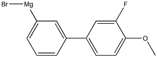 3-(3-FLUORO-4-METHOXYPHENYL)PHENYLMAGNESIUM BROMIDE 结构式