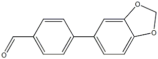 4-(1,3-BENZODIOXOL-5-YL)BENZENECARBALDEHYDE 结构式