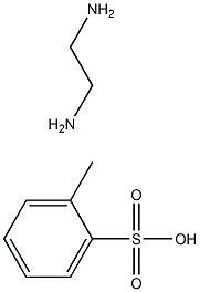 TOLUENE-2-SULFONIC ACID, ETHANE-1,2-DIAMINE 结构式