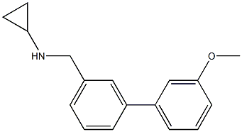 (1R)CYCLOPROPYL[3-(3-METHOXYPHENYL)PHENYL]METHYLAMINE 结构式