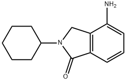 4-Amino-2-cyclohexyl-1-isoindolinone 结构式