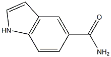 INDOLE-5-CARBOXAMIDE 结构式