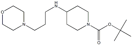 1-Boc-4-(3-morpholin-4-ylpropylamino)-piperidine 结构式