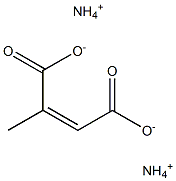 AMMONIUM CITRACONATE 结构式