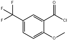2-甲氧基-5-(三氟甲基)苯甲酰氯 结构式