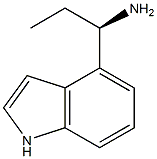 (1R)-1-INDOL-4-YLPROPYLAMINE 结构式