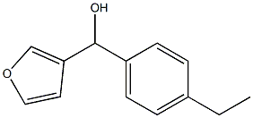 4-ETHYLPHENYL-(3-FURYL)METHANOL 结构式