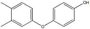 4-(3,4-Dimethylphenoxy)phenol 结构式