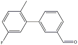 3-(3-FLUORO-6-METHYLPHENYL)BENZALDEHYDE 结构式