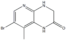 7-Bromo-8-methyl-3,4-dihydropyrido[2,3-b]pyrazin-2(1H)-one 结构式