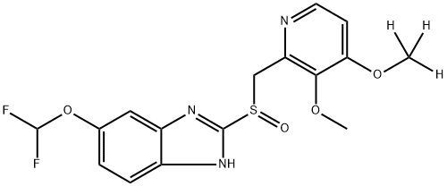泮托拉唑-D3 结构式