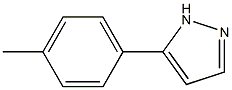 5-P-TOLYL-1H-PYRAZOLE 结构式