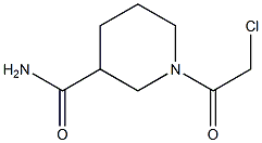 1-(CHLOROACETYL)PIPERIDINE-3-CARBOXAMIDE 结构式