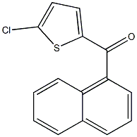 2-Chloro-5-(1-naphthoyl)thiophene 结构式