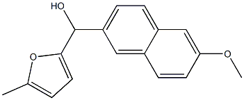 6-METHOXY-2-NAPHTHYL-(5-METHYL-2-FURYL)METHANOL 结构式