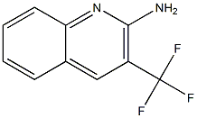 2-AMINO-3-(TRIFLUOROMETHYL)QUINOLINE 结构式