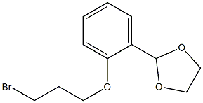 2-[2-(3-Bromopropoxy)phenyl]-[1,3]-dioxolane 结构式