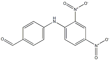 4-[(2,4-DINITROPHENYL)AMINO]BENZALDEHYDE 结构式