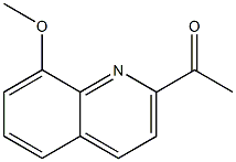 1-(8-METHOXYQUINOLIN-2-YL)ETHANONE 结构式