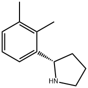 (2S)-2-(2,3-Dimethylphenyl)pyrrolidine 结构式