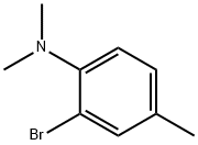 2-溴-N,N,4-三甲基苯胺 结构式