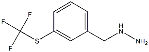 (3-TRIFLUOROMETHYLSULFANYL-BENZYL)-HYDRAZINE 结构式